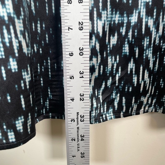 Theory Rikina Flame Silk Chiffon Sleeveless Drape Shift Dress Womens Sz 8 - Picture 12 of 14